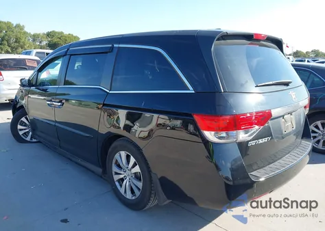 2015 Honda Odyssey Ex-L из США, поврежденный, VIN 5FNRL5H66FB124935